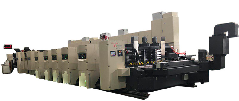 corrugated carton box flexo printing machine