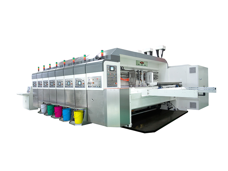 Automatic High Speed Corrugated Carton 4 Color Flexographic Printing Machine