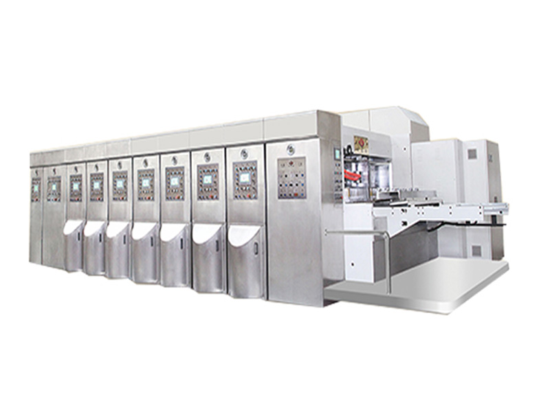 Automatic Corrugated Cardboard Carton 2 Color Flexo Printing Machine