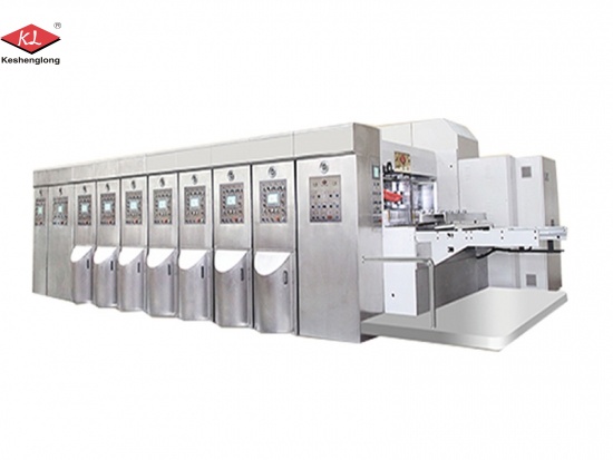 Automatic Corrugated Cardboard Carton 2 Color Flexo Printing Machine