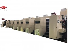 machine d'impression de boîte de carton avec fente