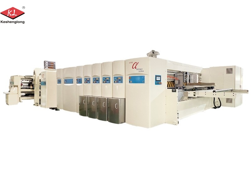 Machine en ligne avec impression