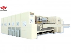 Impression flexographique automatique, rainurage, découpe pour machine Jumbo