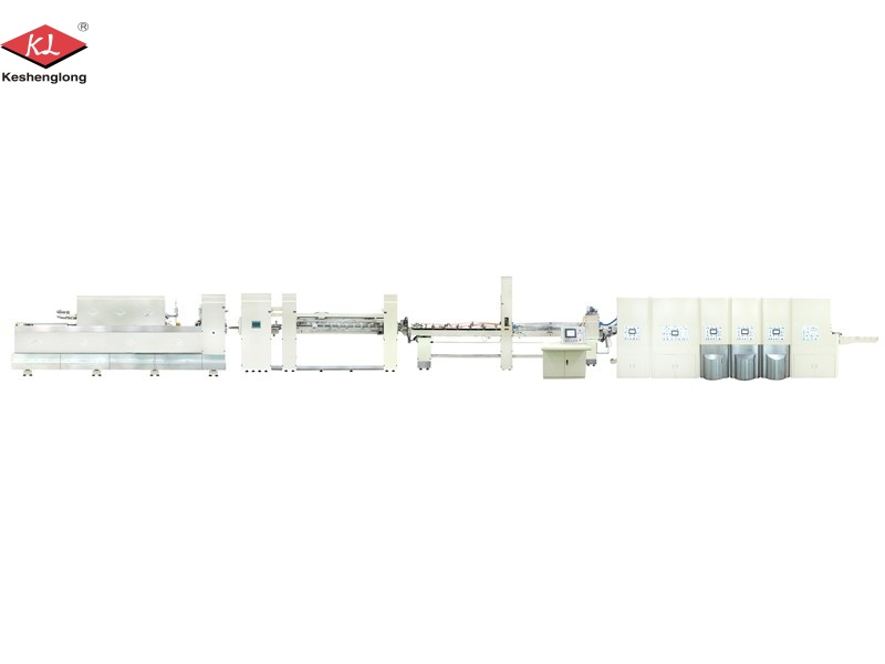 Machine de pliage, de collage et d'agrafage flexographique