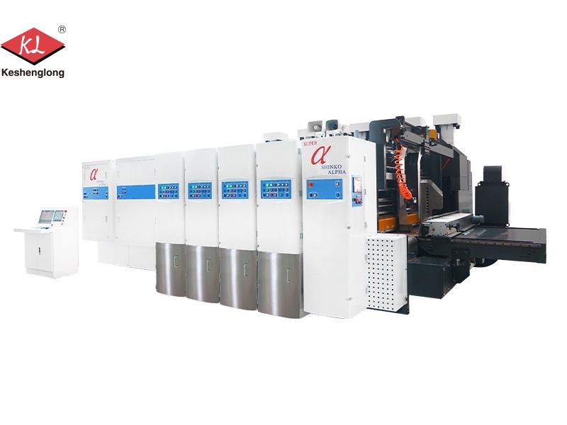 Machine en ligne avec impression