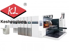 Machine de découpe et de rainurage pour imprimante flexo à transfert sous vide